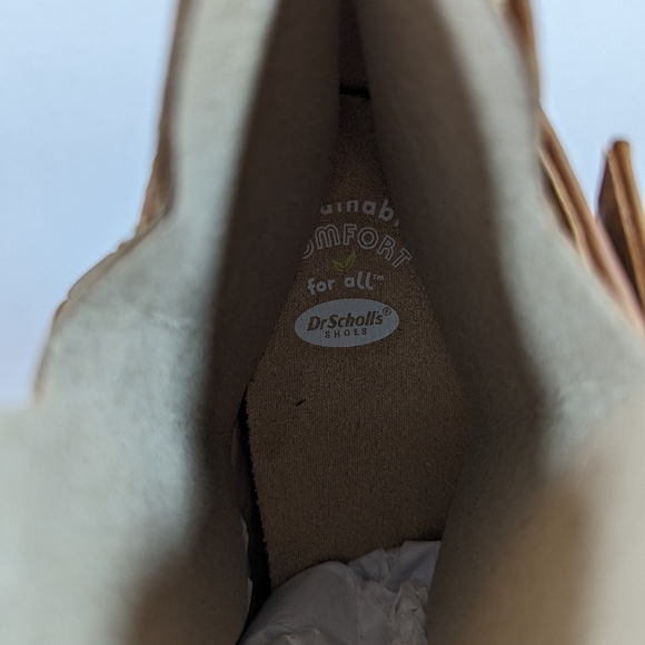 Dr. Scholl's size 9 brown faux leather ankle booties - Picture 2 of 5